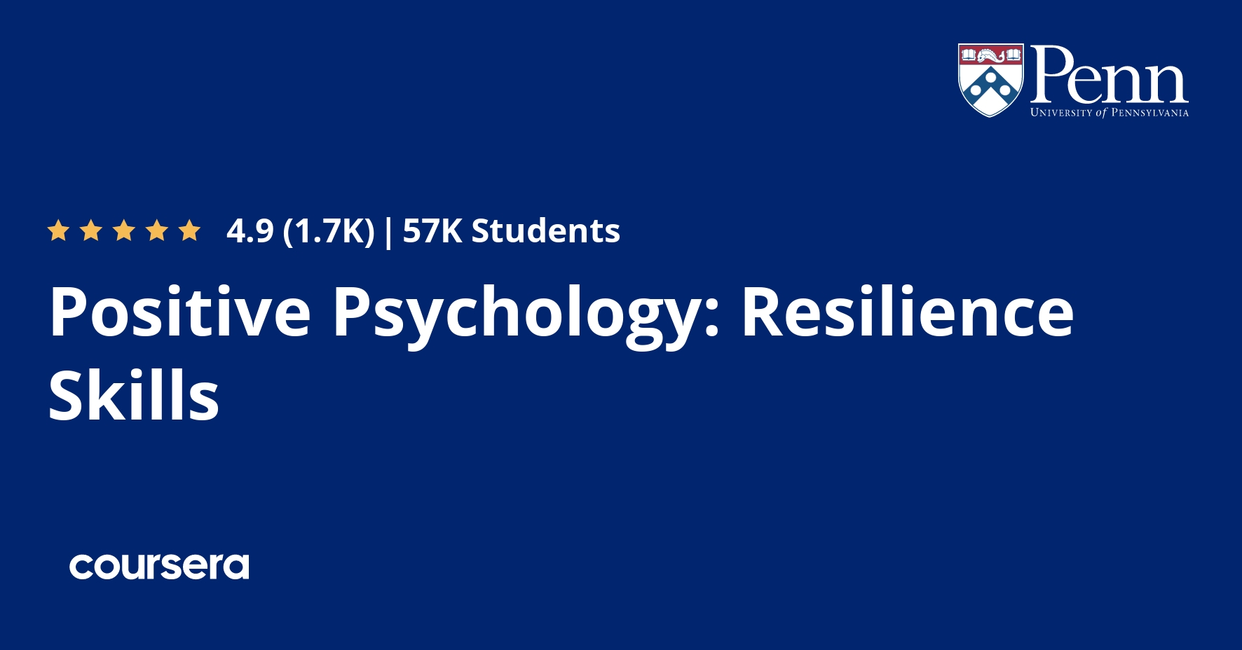 Positive Psychology: Resilience Skills